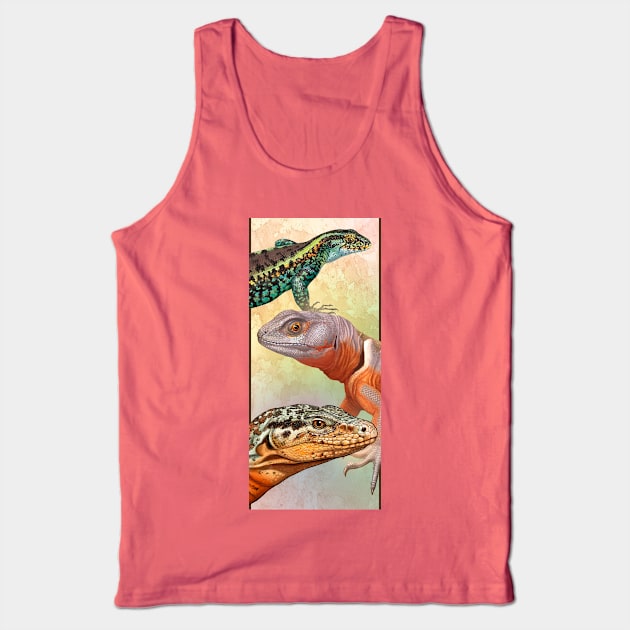 Lizards! Tank Top by uialwen